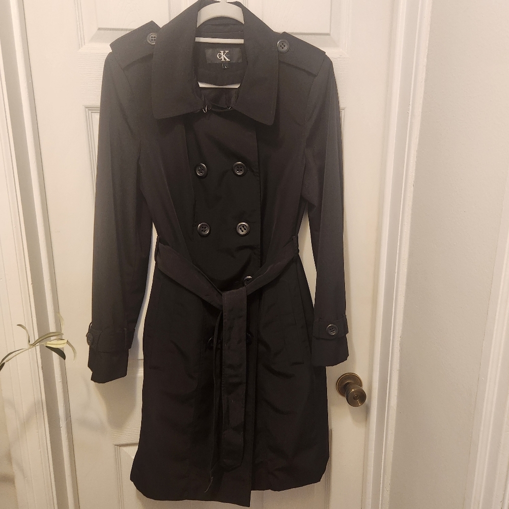 Calvin Klein Black Women's Trench Coat